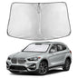 EcoNour Windshield Sunshade Compatible for BMW X1 2016-2020 2021 2022, Sun Visor for Front Windshield & Window Sun Shade Cover, UV Heat Blocker & Protector, Car Accessories - size: For BMW X1 (2016-2022)
