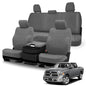 Seat Cover Compatible with 2013-2018 Dodge Ram & 2019-2022 Classic Ram Crew Cab, Neoprene Durability Truck Seat Cover, ONLY Fit Full Bench Rear Seat Without Armrest, NOT for 60/40 Seat - color: Gray, size: 2013-2022 Ram 1500/2500 Front & Rear