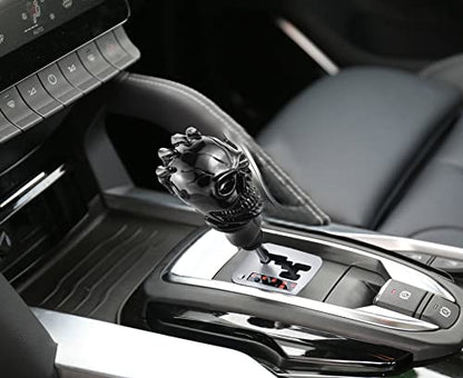 Car Shift Knob Skull Shifter Knobs Skeleton Handle Car Racing Gear Lever Stick Fit Most Manual Automatic Vehicles Trucks, Black - color: Black