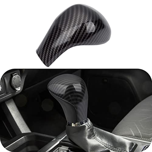 Sport Style Carbon Fiber Print Auto Gear Shift Knob Cover Trim for Toyota Highlander 2014-2019/ Tacoma 2016-2022 Accessories - color: D