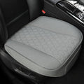 Linen Front Car Seat Cover Protector Anti-Slip Bottom Seat Cover Fits 95% of Vehicles,Wrapping Around The Bottom,Diamond Pattern(Gray-1Pcs) - color: Diamond Pattern-Gray, size: 1 Piece Linen