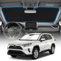 for Toyota Rav4 Sun Shade Windshield Cover - Custom Fit Rav4 Accessories 2019-2025 2026 Sunshade Foldable UV Protection & Heat Shield Sun Visor Accessories - size: For Toyota Rav4 2019-2026