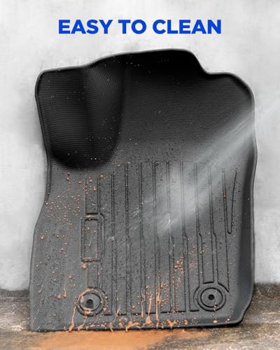 Custom Fit 4 Pcs Floor Mats for Dodge Durango 2011-2015 - All-Weather Rubber Mats & Liners, Heavy Duty Car Interior Protection for SUV, Weather-Resistant & Easy to Clean - size: for Dodge Durango Car Floor Mats 2011-2015