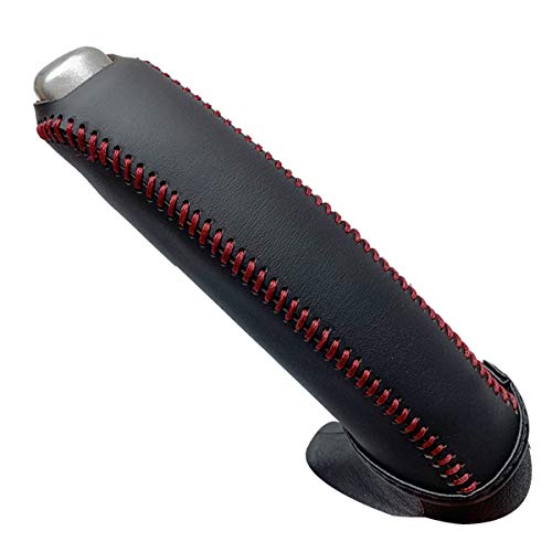 Loncky Black Genuine Leather Handbrake Cover for Honda Civic Old Civic Si 2006 2007 2008 2009 2010 2011 Accessories