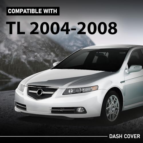 G-PLUS TPE Dash Cover Dashboard Cap Panel Compatible with Acura TL 2004-2008 Black - size: 2004-2008 Acura TL | Black
