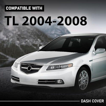 G-PLUS TPE Dash Cover Dashboard Cap Panel Compatible with Acura TL 2004-2008 Black - size: 2004-2008 Acura TL | Black