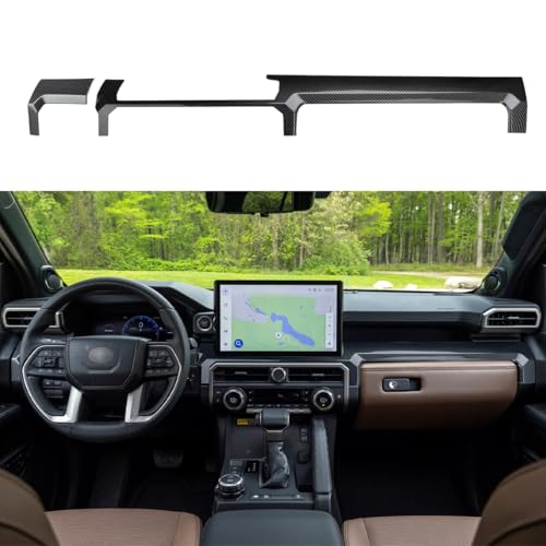 INTGET Dashboard Panel Cover for 2025 2026 Toyota 4Runner Accessories ABS Plastic Interior Decoration for 4Runner SR5/TRD Sport/TRD Off-Road Sport Premium Limited(for 4Runner with 8/14inch Screen) - color: For 4Runner with 8/14inch Screen