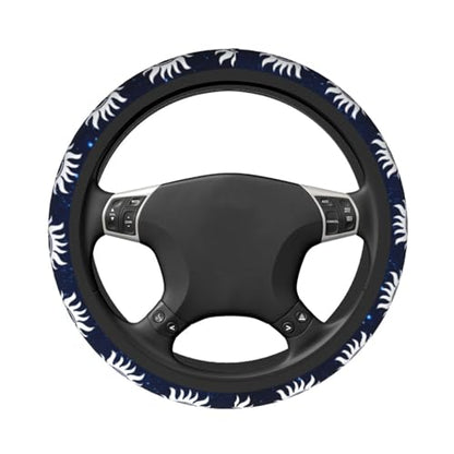 Steering Wheel Cover for Women Men Anti-Slip Breathable and Sweat Absorption Universal Cute Steering Wheel Protector Car Accessories -1PC