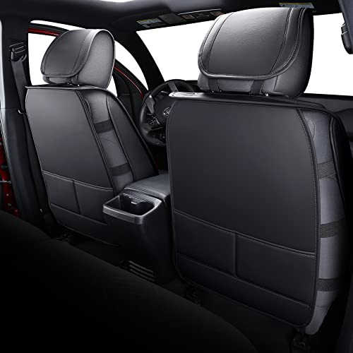 Tacoma Car Seat Covers Compatible with Toyota Tacoma Truck 2005-2024 2025 2026 Access Crew Double Cab TRD Sport Offroad Limited SR5 V6 Cushions(Full Set/Black) - color: Full Set/Black