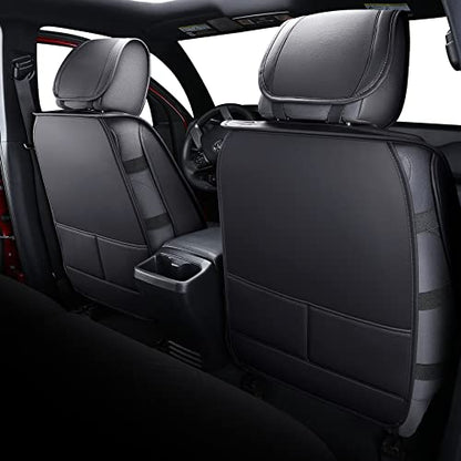 Tacoma Seat Covers Compatible with Toyota Tacoma 2005-2023 2024 2025 2026 Access Crew Double Cab Truck TRD Pro Trail Edition Limited SR5 Offroad Car Cushions (2 PCS Front/Black-Red) - color: 2 PCS Front/Black-Red