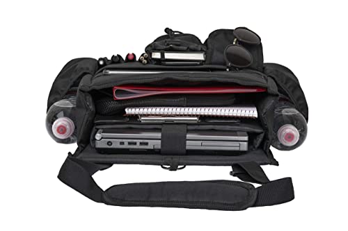 Car Front Seat Organizer [2025 UPDATED] with Dedicated Tablet and Laptop Storage Stabilizing Side Straps Soft Adjustable Shoulder Strap and Hardened Buckles Your Office Away from Office.