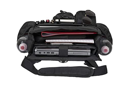 Car Front Seat Organizer [2025 UPDATED] with Dedicated Tablet and Laptop Storage Stabilizing Side Straps Soft Adjustable Shoulder Strap and Hardened Buckles Your Office Away from Office.