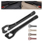 Car Seat Gap Filler Set of 2, Premium Interior Car Accessories, Multifunctional Car Storage Solution with Non-Slip Design, Fits Most Vehicles (Dark) - color: Dark