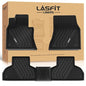 LASFIT Floor Mats for BMW X5 (F15) 2014-2018 / for BMW X6 (F16) 2015-2019, Custom Fit TPE All Weather Floor Liners 1st & 2nd Row Car Mat, Black - size: 3) X5 2014-2018 | X6 2015-2019 | Floor Mats