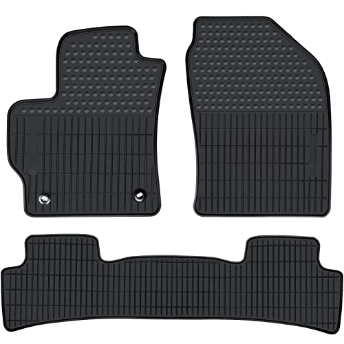 Car Floor Mats Custom Fit for Toyota Corolla Cross 2022-2025 (Not Fit Toyota Corolla) Black Rubber Auto Liner Mats All Weather Protection Odorless - color: All Black, size: 2022-2025 Corolla Cross