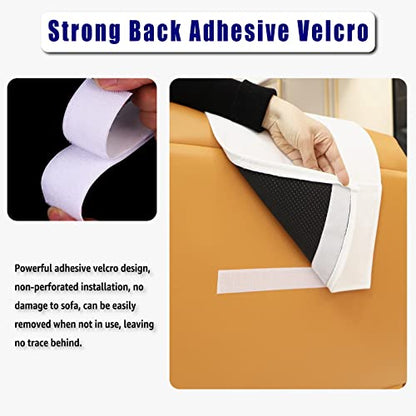 Velvet Recliner Head Pillow with Non-Slip Base - Adjustable Neck Support for Pain Relief in Home, Office and Travel (Nature White) - color: Nature White