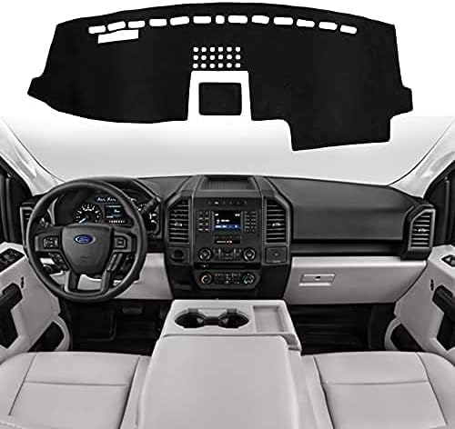 Dashboard Cover Dash Mat Compatible with 2015 2016 2017 2018 2019 2020 Ford F150 Dash Covers Interior Dash Board Accessories Protecter Cover - size: 2015-2020 F150