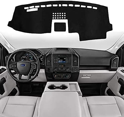 Dashboard Cover Dash Mat Compatible with 2015 2016 2017 2018 2019 2020 Ford F150 Dash Covers Interior Dash Board Accessories Protecter Cover - size: 2015-2020 F150