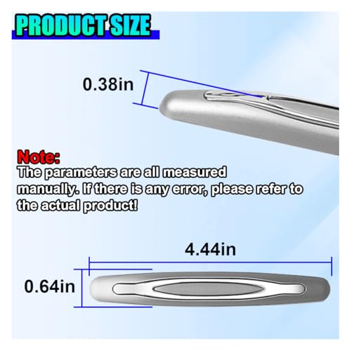 4 Pack Car Door Edge Guards, Anti-Scratch Car Side Door Protector, PVC Auto Bumper Guard, Auto Body Trim Strip withSelf-Adhesive, Cars Exterior Accessories for Cars, SUVs, Trucks (Silver)