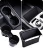 Cup Holder Insert & Wireless Charging Protective Mat for Chevrolet Equinox 2026 2025(Not for EV) Interior Accessories Cup Holders & Wireless Charger Cover Pad for Chevy Equinox 2025-2026, Black - style: Fits for 2025-2026 Equinox (Not for EV)