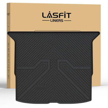 LASFIT Cargo Mat for Honda Passport 2025 2024 2023 2022 2021 2020 2019, All Weather Custom Fit TPE Trunk Mat Trunk Tray Cargo Tray, Black - style: 5）For Honda Passport | 2019-2025 | Trunk Mat