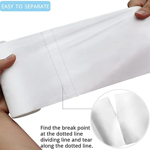 10 Gallon Trash Bags - 18 Micron Ultra Thick Strong Clear Medium Size Garbage Bin Liners for Office Kitchen, Fit 8-10 Gallon, 90 Count - size: 1 Count (Pack of 90)