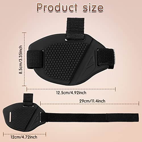 Frienda 4 Pieces Motorcycle Shifter Pad Boot Cover Black Motorcycle Shoe Cover Rubber Shoe Protector Pads for Men Women Gear Accessories