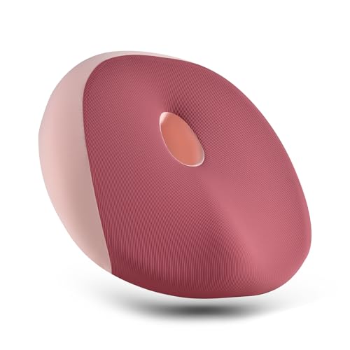 FLORICH Large Car Seat Cushion for Long Sitting, Ergonomic Memory Foam Driving Seat Cushion for Back & Sciatica Pain Relief, Non-Slip Washable Seat Cushion for Car, Driver, Office-Pink - color: Pink, size: 1 Peices