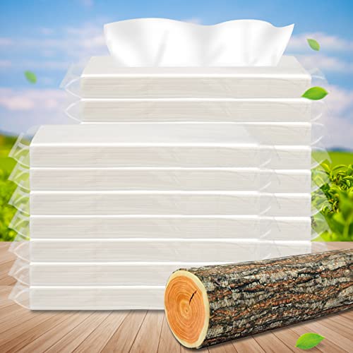 Car Tissue Refills, 600 Sheets Disposable Soft Facial Tissues Napkin, Travel Size Pack for Car Visor Tissue Holder or Purse, 50 Sheets per Pack - size: 50 Count (Pack of 12)