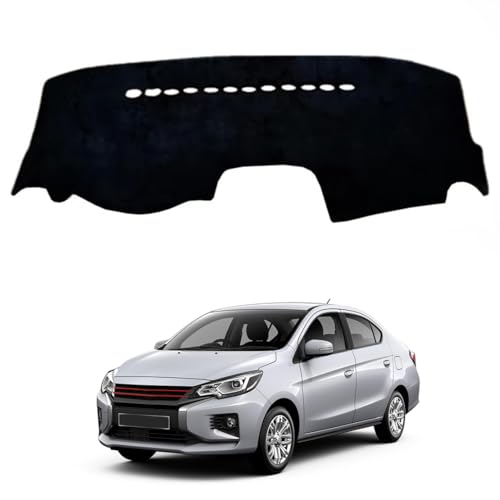 Dash Cover for Mitsubishi Mirage/Mirage G4 2012 2013 2014 2015 2016 2017 2018 2019 Dashboard Cover Mat, Sunshade Non-Slip Center Console Sunshield Protector Mat Pad - size: Mitsubishi Mirage/Mirage G4 2012-2019