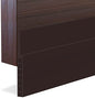 [New Upgrade] Huge Gap Door Draft Stopper, 3.4" W Widened Door Sweep Seal Gap Up to 1.8" for Interior & Exterior Doors - Keeping Draft, Noise, Dust and Unwanted Animals Out,3.4" W x 39" L,Brown - size: Brown