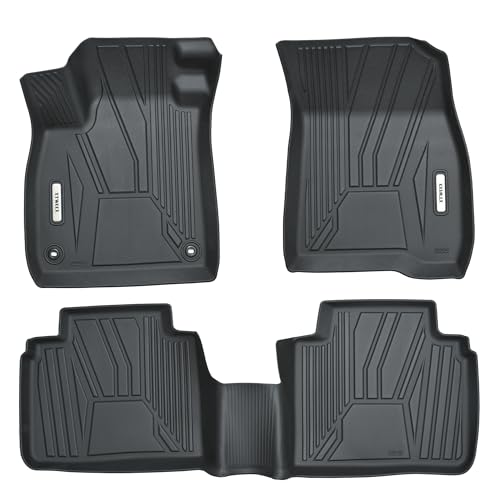 All Weather Floor Mat for Honda Accord 2023-2026 (Include Hybrid), TPE Car Mat Full Set Front & Rear 3 PCS,Custom Fit Floor Liners - Anti-Slip Waterproof Odorless Easy Clean - Black - size: Honda, style: 23-26 Honda Accord (Include Hybrid)