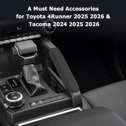 LUWU 2026 4Runner & Tacoma Front Passenger Side Grab Handle Cover Compatible with 2025-2026 4Runner & Tacoma 2024-2026 Accessories Center Console Grab Handle Cover Silicone Material (Black) - color: 4Runner & Tacoma 2024-2026 Passenger Side Cover