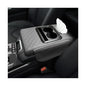Car Center Console Armrest Pillow, Multifunctional Armrest Box Cover with Cup Phone Tissue Holder & Side Pockets, Waterproof Leather Middle Console Cushion for Most Vehicles (Gray, Embroidered) - color: Gray, size: Embroidered