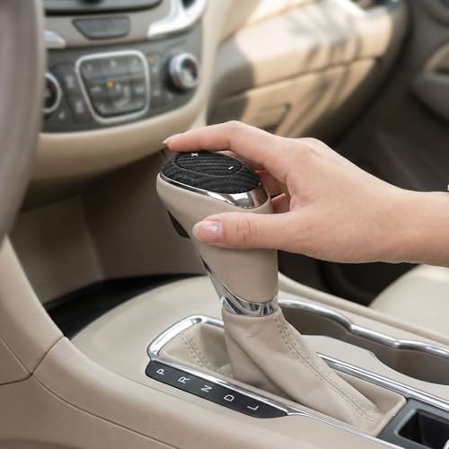 Stainless Steel Car Gear Shift Knob Cover, Gear Stick Cover Lever Specialized for Chevy Equinox 2018-2020, Malibu XL 2016-2020, Cruze 2017-2019 Car Interior Accessories