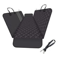 GXT Dog Back Seat Cover Protector for Cars SUV and Trucks with Mesh Window, Scratchproof Nonslip and Waterproof Material - color: black, style: Seat Cover and Dog Seat Belt