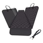 GXT Dog Back Seat Cover Protector for Cars SUV and Trucks with Mesh Window, Scratchproof Nonslip and Waterproof Material - color: black, style: Seat Cover and Dog Seat Belt