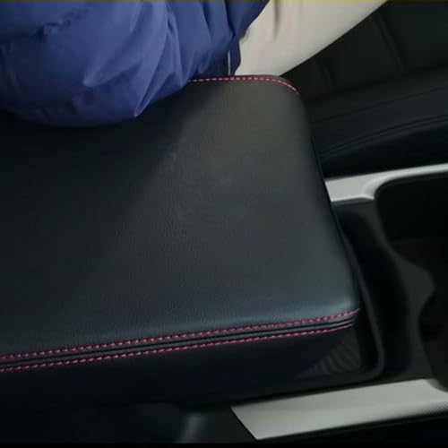 Compatible with Center Console Armrest Cover for Toyota Avalon 2013 2014 2015 2016 2017 2018 Leather Arm Rest Storage Box Lids Cushion Protector Pad