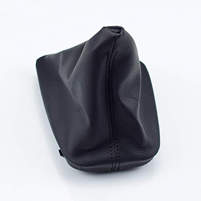 Car Shift Gear Stick Manual Shift Boot Cover Black Leather Boot Cover Case for BMW E30 E36 E39 E46 E81 E82 E87 E88 E90 E91 E92 E93 (E46) - size: E46