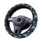 Manatees Steering Wheel Cover Anti-Slip,Sweat Absorption Universal 15 inch Steering Wheel Covers Cute car Accessories for Men Women - color: 13