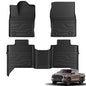 KARPAL Floor Mats Fit for Toyota Tundra 2022-2026 CrewMax Cab, Custom Fit All Weather TPE Floor Liners, 1st & 2nd Row, Tundra SR/SR5/TRD PRO/Limited/Platinum/Castone Accessories - style: 2022-2026 | For Toyota Tundra CrewMax Cab | 1st & 2nd Row
