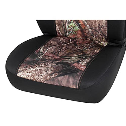 Mossy Oak Camo Seat Covers Low Back - Made with Waterproof Oxford and Cotton Twill, Airbag Compatible, Universial Fit Most Bucket Seats - Official Licensed Product - color: Oxford&Cotton Low Back