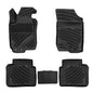 RizLiner Kia Forte 2010-2013 Custom Fit Floor Mats Rubber 3D Car Mats Laser Measured Floor Liners All Weather Heavy Duty Waterproof Odorless Non-Slip TPE (Front & Rear, Black) - size: Forte 2010 - 2013