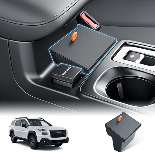 BIBIBO for 2026 Subaru Outback Center Console Organizer 2026 Subaru Outback(Premium,Limited,Touring,Wilderness,Limited XT,Touring XT) Console Insert Hidden Storage Box Secret Compartment - color: Black-Console Hidden Tray