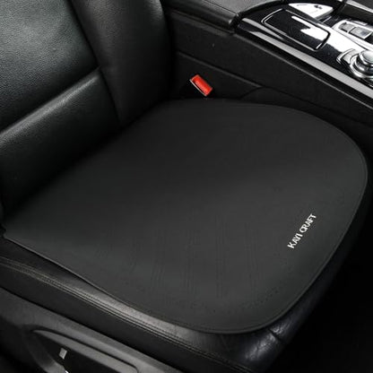 Breathable Car Seat Cushion, Summer Cool Pad, Suede Seat Cushion, Universal All Season Single Piece Rear Seat Cushion, Truck Fart Pad (Black)