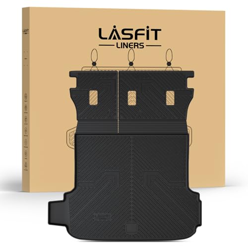 LASFIT Cargo Tray Liner with Backrest Mat for Subaru Outback 2026 Cargo Mat, All Weather TPE Custom Fit Easy Clean Trunk Liner with Seatback Mat for Outback 2026 Trunk Tray, Black - size: For Outback | 2026 | Cargo Mat
