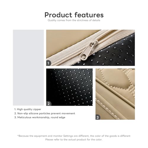 Car Armrest Pad, Universal Armrest Cushion Pad, Leather Armrest Box Pad - color: Simple style, Black