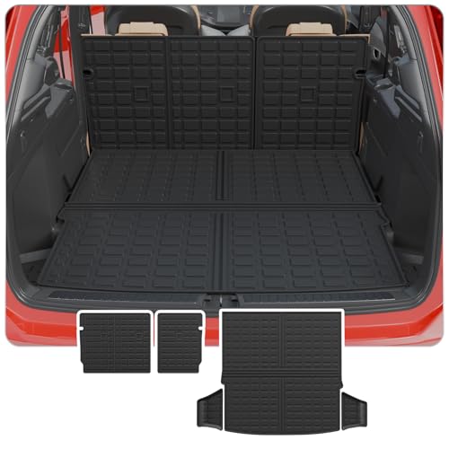 Cargo Mat Compatible with 2023 2024 2025 2026 Mazda CX50 Trunk Mat Trunk Liner Cargo Liner TPE All Weather Back Seat Cover Protector 2024 CX-50 Accessories (Trunk Mat+Backrest Mats) - style: For Mazda CX-50 | 2023-2026