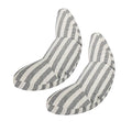 Kids Car Seat Travel Neck Pillow Soft Neck Support Cushion Car Seat Belt Cover Cushion Pillow Car Seatbelt Shoulder Pad Head Neck Support Pillow Seat Strap Pillow for Car Airplane Pushchair Travel - color: 2pcs X Gray Strips