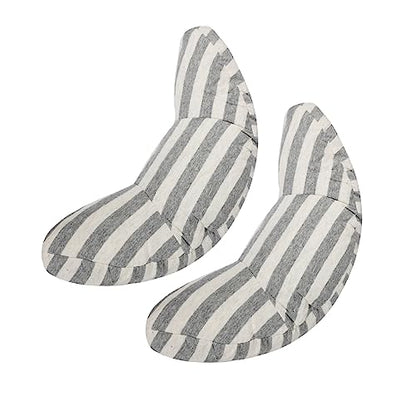 Kids Car Seat Travel Neck Pillow Soft Neck Support Cushion Car Seat Belt Cover Cushion Pillow Car Seatbelt Shoulder Pad Head Neck Support Pillow Seat Strap Pillow for Car Airplane Pushchair Travel - color: 2pcs X Gray Strips
